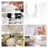 Simple Short Bride Wedding Dresses Appliques Lace Corset Gowns